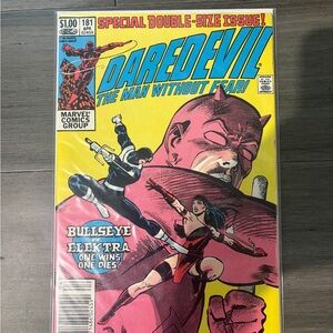 Marvel Daredevil Comic with Red and Yellow Cover